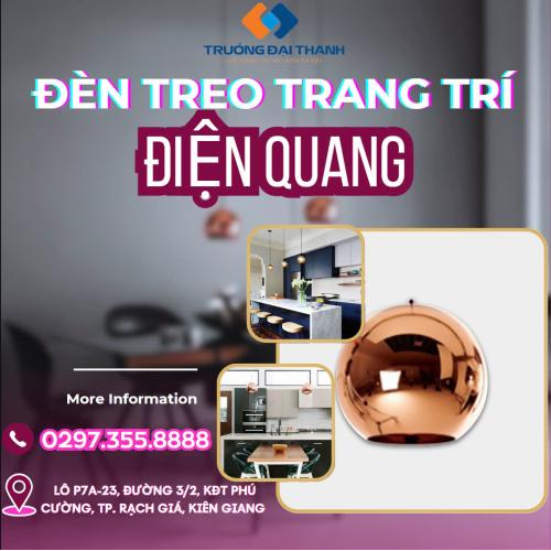 Đèn Treo Trang Trí Điện Quang ĐQ HDL03 D150CO (Thân hình tròn, D150)