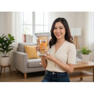 Chuối Lắc Phô Mai Thanh Phú 150g | Giòn Rụm, Vị Béo Mặn Nhẹ