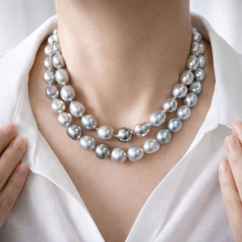 Chuỗi Cổ Ngọc Trai Nước Mặn Akoya (Size 7mm - 10mm)