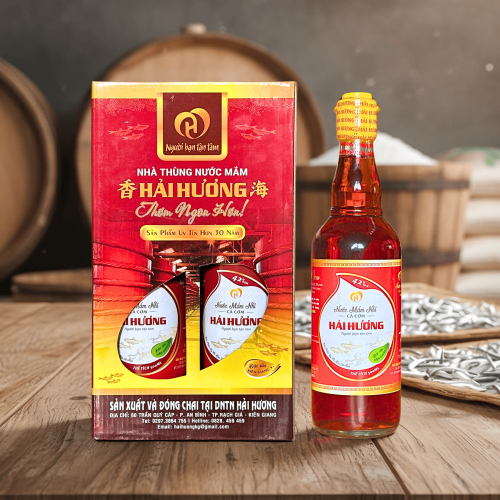 Nước Mắm Hải Hương 42N Hộp 2 chai 500ml