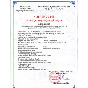 Cty CP Tư Vấn Xây Dựng Kiên Giang