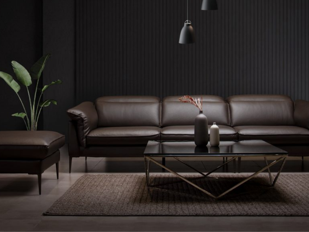 1. Sofa da bò nhập khẩu từ Ý và Malaysia