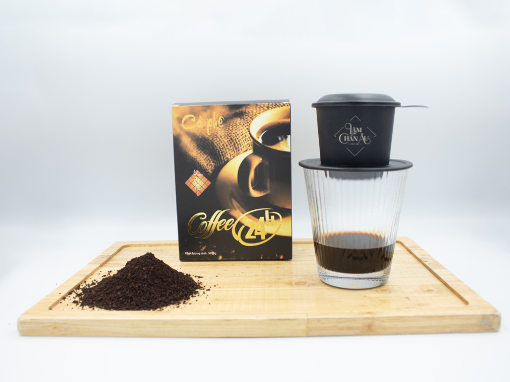 Cà phề 24h đen Lâm Chấn Âu
