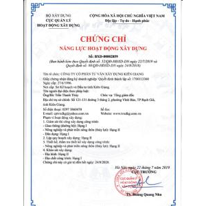 Công Ty Cổ Phần Tư Vấn Xây Dựng Kiên Giang